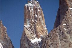 13 Trango Monk And Trango Nameless Tower Close Up From Baltoro Glacier Between Paiju And Khoburtse